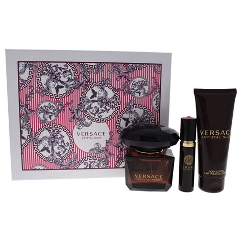 versace crystal noir set cadou|Versace Crystal Noir 3 oz.